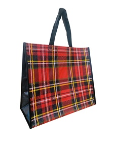 กระเป๋าหิ้วขนาดกลางแบบลามิเนตทำจากวัสดุ PP เคลือบแบบกำหนดเองผลิตในเวียดนามโดย ecobag Vina สำหรับช้อปปิ้ง - Product Image 5