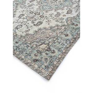 พรมขนสัตว์ถักมือสีน้ำตาลเบจวินเทจ รุ่น Pae-1687 ลายเหรียญรูปสี่เหลี่ยมผืนผ้า สำหรับตกแต่งบ้าน ห้องนั่งเล่น ทางเดิน ห้องวัยรุ่น - Product Image 2