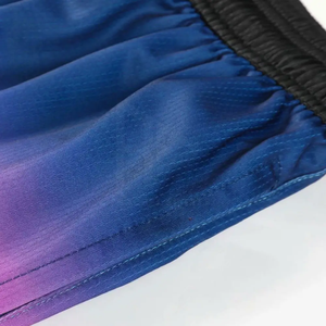 Pantalones cortos de baloncesto por sublimación OEM, ropa de gimnasio de verano para hombre, ropa de calle, pantalones cortos atléticos personalizados de poliéster - Product Image 3