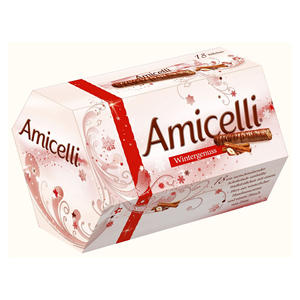 Bâtonnets de chocolat Amicelli les plus vendus, collation premium aux noisettes et biscuits, approvisionnement en vrac, emballage professionnel - Product Image 5