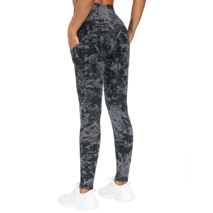 Nouveautés Leggings de yoga taille haute à camouflage Leggings sans couture avec logo personnalisé pour femmes - Product Image 4