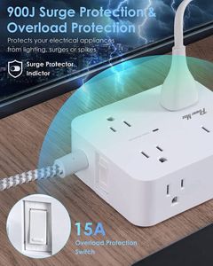 US ETL Standard OEM Power Cube Rallonge parasurtenseur 900 <span class=keywords><strong>Joules</strong></span> - Product Image 6