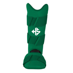 Protège-jambes de baseball professionnel de haute qualité pour jeunes et adultes, équipement de sécurité en cuir durable avec options de logo personnalisables - Product Image 1