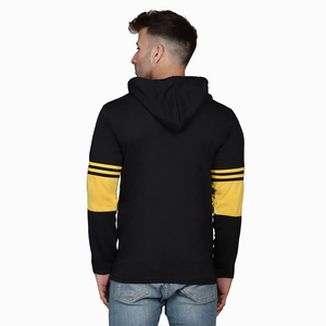 Sweat à capuche surdimensionné 100% coton pour hommes, vêtements unisexes respirants avec logo personnalisé, teints dans la couleur pour l'hiver - Product Image 6