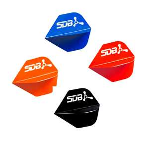 Flights de fléchettes personnalisés à grandes ailes, faible MOQ, en plastique PET pour fléchettes - Product Image 1