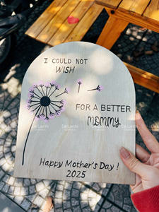 Delarchi Custom Wooden Greeting Cards Memorable Writing Accessories for Weddings Birthdays <b>Other</b> Special Occasions - Product Image 5