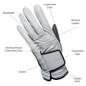 High Quality Custom Logo Cabretta Genuine Leather Golf <b>Glove</b> <b>for</b> <b>Men</b> and Women Left Hand Usage EOM Accepted <b>for</b> Indonesia - Product Image 5