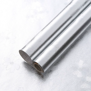 Film décoratif en PVC étanche, vinyle métallique argenté brillant de décoration de texture pour décor de cuisine - Product Image 2