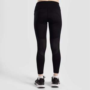 Pantalon de sport et décontracté Core Comfort pour femme, taille XL, noir, sans couture, extensible, en tricot, avec logo à la taille, pour la gym et le yoga - Product Image 2