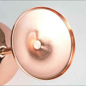 Verres élégants en verre à vin en acier inoxydable plaqué cuivre de haute qualité pour bars, restaurants, cadeaux et artisanat fabriqué en Inde - Product Image 2