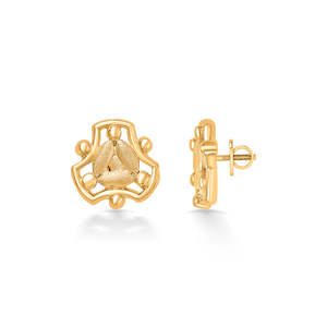 18K Gold Kids <b>Pearl</b> <b>Diamond</b> <b>Earring</b> for Wedding Party Anniversary - Product Image 3