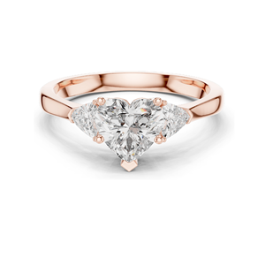 Bague en diamant de laboratoire de 1,39 carat pour femmes, clarté VVS-VS EF, or 18 carats, 14 carats, 10 carats et argent 925, rose, jaune, blanc - Product Image 2