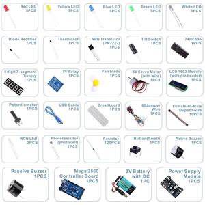 Kit de démarrage de base pour Mega 2560 en plastique et en PCB pour projets DIY - Product Image 6