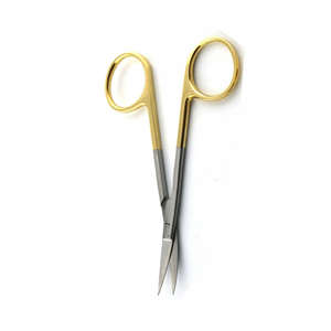 Pince de dissection de ciseaux de tissu de ciseaux de baïonnette micro d'acier inoxydable pour les instruments chirurgicaux neuro - Product Image 5