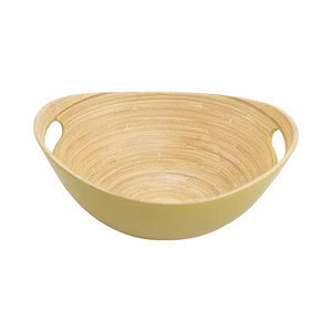 Bol à salade en bambou filé écologique, style minimaliste, taille personnalisée, ustensiles de cuisine, vente en gros du Vietnam, best-seller - Product Image 1