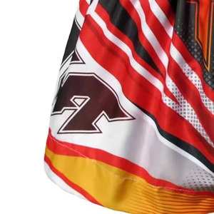 กางเกงขาสั้นผ้าซาตินโพลีเอสเตอร์สำหรับทั้งชายและหญิงกางเกงขาสั้นสำหรับออกกำลังกายเล่นมวยมีโลโก้ตามสั่งผลิตได้ตาม100% - Product Image 3