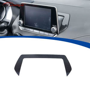 Kits de Interior de coche con aspecto de fibra de carbono ABS, cubierta de salpicadero para <span class=keywords><strong>Nissan</strong></span> Sunny <span class=keywords><strong>Tsuru</strong></span> Sylphy Pulsar Sentra S Sv Sr B18 2020-2023 - Product Image 1