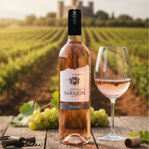 Castillo de sarrion, hoa hồng khô, garnacha và tempranillo, rượu vol 11%, cấp Nhập Cảnh, 0,75lt, từ castilla La Mancha. - Product Image 3