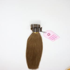 Cinta recta normal para cutícula virgen vietnamita en extensiones de cabello humano Paquete de materia prima marrón claro Color negro natural - Product Image 5