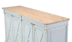 Aparador de madera maciza tallada antigua, armario extensible de estilo europeo clásico de lujo moderno, hecho a mano, Hospital de granja - Product Image 6