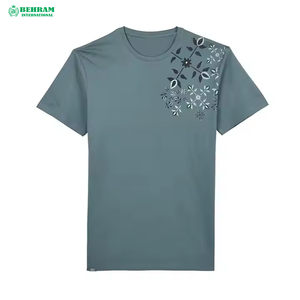 เสื้อยืดลำลองผู้ชายทรงปกติ ผลิตตามสั่ง ผ้าฝ้าย 100% พร้อมคุณสมบัติป้องกันรอยยับและแห้งเร็ว - Product Image 6