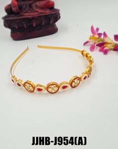 Elegante banda para el cabello hecha a mano joyería de moda para mujer nupcial boda fiesta Festival diseñador étnico tradicional vendedor al por mayor - Product Image 5