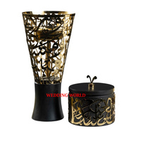 Soporte de incienso de Metal con acabado plateado brillante Fragancia de mesa de Ramadán Mubkhar Bakhoor de metal elegante más vendido