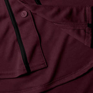 Maillot de baseball personnalisé à col en V de style vintage, respirant, séchage rapide, évacuation de l'humidité, imprimé par transfert thermique, rayé, tendance - Product Image 6