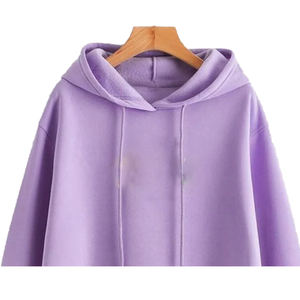 Robe pull en molleton d'hiver pour femme sur mesure 100% coton respirant coupe-vent écologique logo brodé sur le devant 360g - Product Image 4