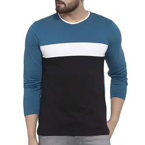 Durable Full Sleeves T-Shirt Confortável Slim Fit T-Shirt Homens Vestuário Casual Plain Full Sleeves T-Shirt Paquistão Made Shirt