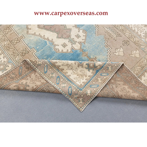 Alfombra turca de lana de estilo bohemio suave y elegante para la sala de estar del hogar hecha a mano de tamaño personalizado antideslizante y antimicrobiano - Product Image 2