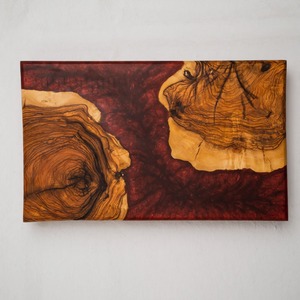 Tabla de Cortar Moderna de Resina Negra y Madera para Cocina y Mesa, Diseño Elegante, Venta al por Mayor desde India - Product Image 4