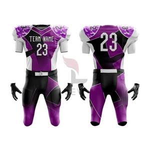 Uniformes de football américain à séchage rapide les plus récents ensembles d'équipe de style maillot de football américain de technique de sublimation Meilleures ventes - Product Image 1