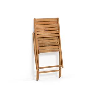 Madona Without Arm <b>Folding</b> <b>Garden</b> <b>Chair</b> with Teak Solid <b>Wooden</b> Material and Natural Finish for Indoor Outdoor Use - Product Image 5