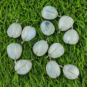 Colgante de Plata de Ley 925 con Baño de Rodio y Oro, con Gema Natural Pulida de 14x16mm, Certificado por Terceros, Excelente - Product Image 5