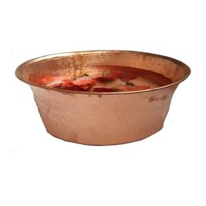 ชามนวดโลหะสีเขียว Patina ปรับแต่งได้ทำจากทองแดงโบราณสำหรับใช้ในครัวเรือนชามสำหรับทำเล็บเท้าปรับแต่งได้ - Product Image 4