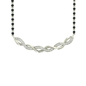 Mangalsutra Artesanal de Plata Pura, Obsequio Cultural Coleccionable para su Esposa - Product Image 1
