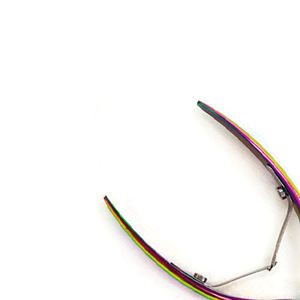 Pinzas para cutículas Acero inoxidable titanio recubierto belleza manicura pinzas para cutículas - Product Image 5