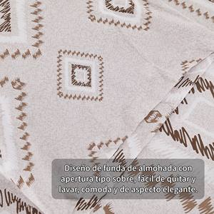 Juego de Funda Nórdica de 3 Piezas, Tejido Geométrico, 100% Algodón, con Sábana Ajustable y Funda de Almohada, Ropa de Cama de Lujo para el Hogar - Product Image 6