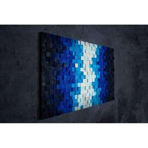 Décoration murale mosaïque en bois de mer à couper le souffle Panneaux muraux en bois-Plusieurs tailles disponibles - Product Image 2