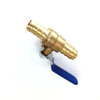 Robinet à bille en laiton industriel PEX à raccord rapide OEM, embout de tuyau à connexion rapide 16 mm/19 mm, arrêt de camion