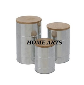 กล่องภาชนะแก้วและชุบสังกะสีคุณภาพสูงดีไซน์ไม่ซ้ําใครหม้อคอนเทนเนอร์ทรงกลมในราคาที่ถูกที่สุด - Product Image 6