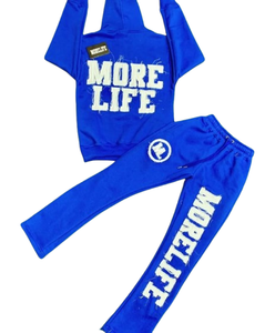 Boys and Girls Distressed Patch Tracksuit Cotton Tracksuit - Product Image 5