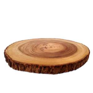 Planche à découper en bois plat rond en bois d'acacia ménage planche à découper blocs Unique blanc suspendu planche à découper en bois de fromage - Product Image 5