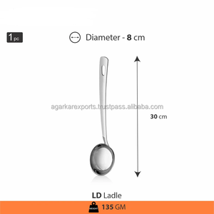 Écumoire en acier inoxydable de haute qualité, cuillère en fil métallique, outil de cuisine robuste, pour faire bouillir l'huile, faire frire en profondeur, égoutter, satiné - Product Image 5