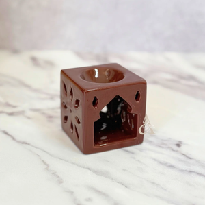 Difusores de aceite de cerámica marroquí hechos a mano-Quemadores de aromaterapia vibrantes - Product Image 6