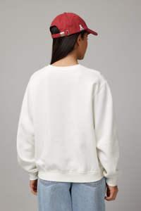 2024 personnalisé OEM haute qualité I Love Paris Logo femmes sweats à capuche et sweat-shirts blanc pull lourd coton polaire surdimensionné - Product Image 3