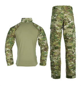 Uniforme táctico de camuflaje para hombre, uniformes de seguridad, traje impermeable transpirable con cierre de cremallera, diseño de patrón impreso - Product Image 2