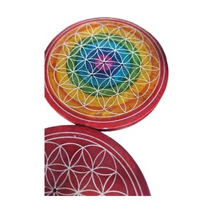 Quemador de incienso de esteatita Natural puro de forma redonda de alta calidad, decoración del hogar, regalos, artículo para uso religioso, gloriosamente hermoso - Product Image 1