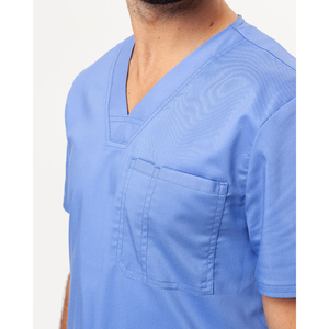 Blouse d'infirmière unisexe de haute qualité, vente chaude, en tissu tissé polyester-nylon, respirante et douce, modèle OEM, design imprimé, pour hôpital - Product Image 3